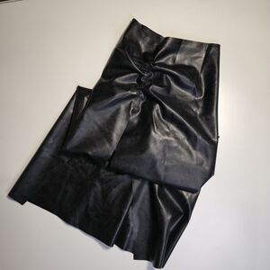 Premium Sexy Black Latex Women's Skirt